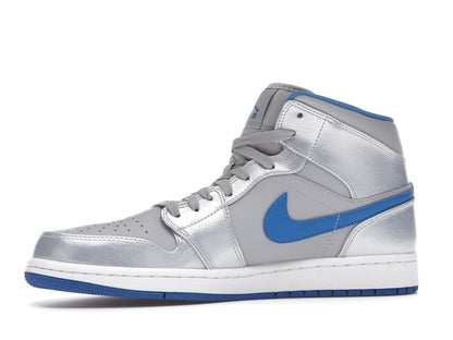 Jordan 1 Mid Wolf Grey Sport Blue