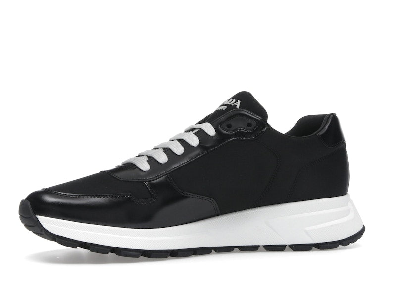 Prada PRAX 01 Sneakers Re-Nylon Brushed Leather Black White