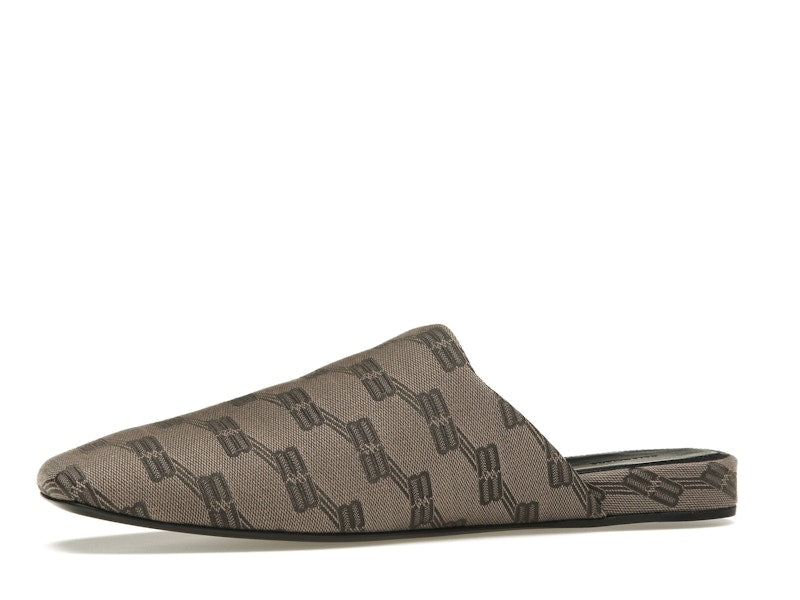 Balenciaga Cozy Jacquard Mules Brown
