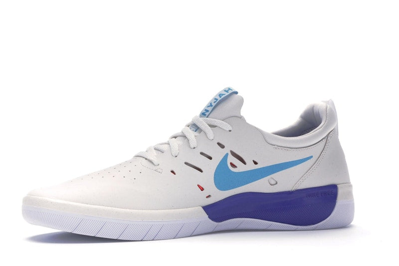 Nike SB Nyjah Summit White Light Blue Fury