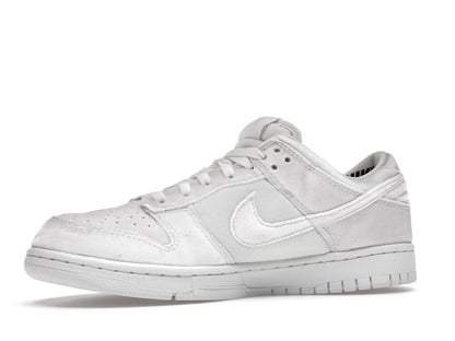 Nike Dunk Low Dover Street Market Triple White Velvet