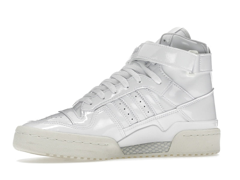 adidas Forum Mid Triple White Patent Leather (Women's)
