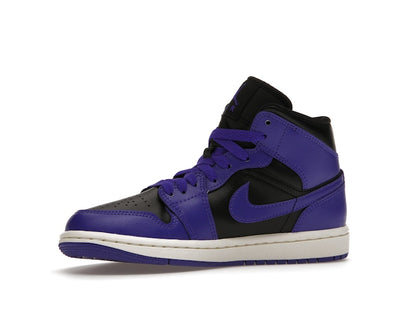 Jordan 1 Mid Purple Black (Women's)