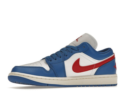 Jordan 1 Low Sport Blue Gym Red (Women's)