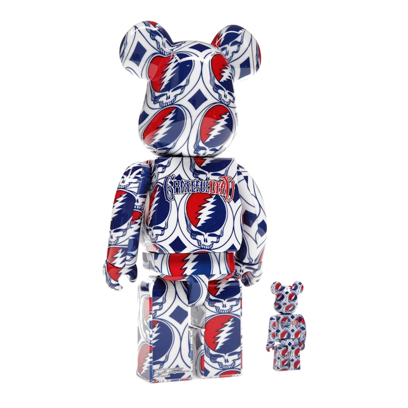 Bearbrick x Grateful Dead (Steal Your Face) 100% & 400% Set