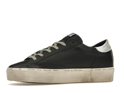 Golden Goose Hi-Star Black Silver (Women's)