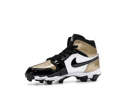 Jordan 1 Mid Cleat Patent Gold Toe (GS)