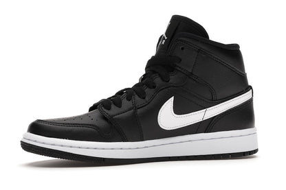 Jordan 1 Mid Black White (Women's)