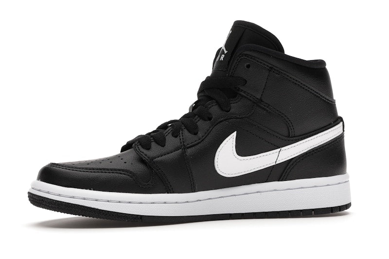 Jordan 1 Mid Black White (Women's)