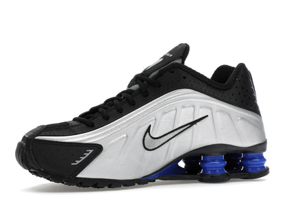 Nike Shox R4 Metallic Silver Black Racer Blue (Women's)