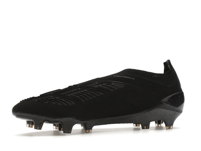 adidas Predator 24 Elite Laceless FG Core Black Carbon
