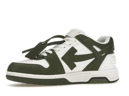 OFF-WHITE Out Of Office OOO Low Tops White Khaki