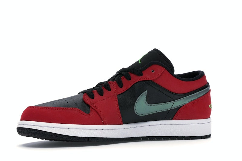 Jordan 1 Low Black Green Pulse Gym Red