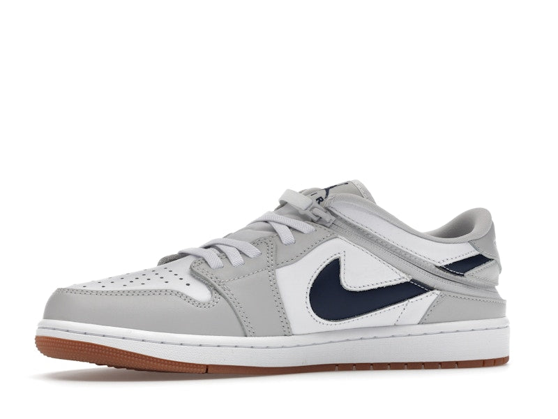 Jordan 1 Low EasyOn White Neutral Grey Gum Midnight Navy
