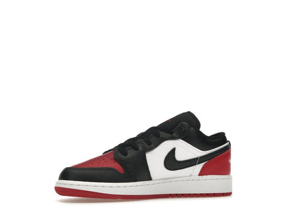 Jordan 1 Low Bred Toe 2.0 (GS)