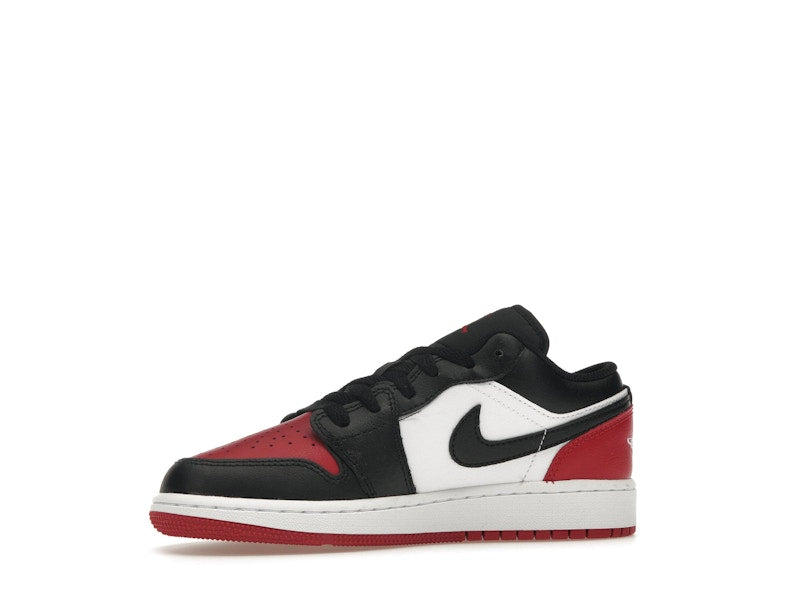 Jordan 1 Low Bred Toe 2.0 (GS)