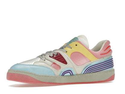 Gucci Basket Low-Top Sneaker Light Blue Demetra Pink (Women's)