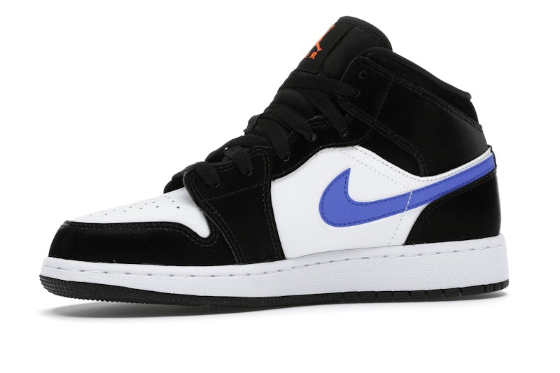 Jordan 1 Mid Black Racer Blue White (GS)