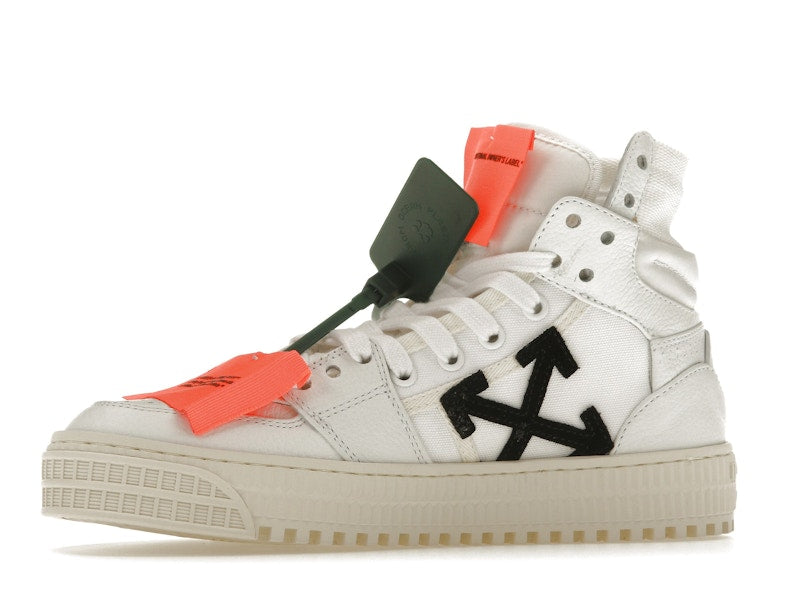 OFF-WHITE Off Court 3.0 Leather Canvas White White Orange (Women's)