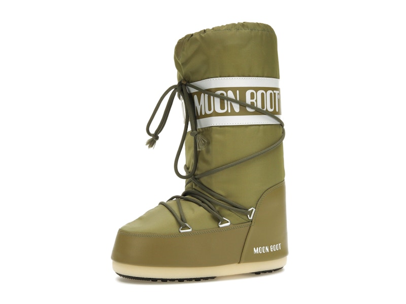 Moon Boot Icon Nylon Boot Khaki