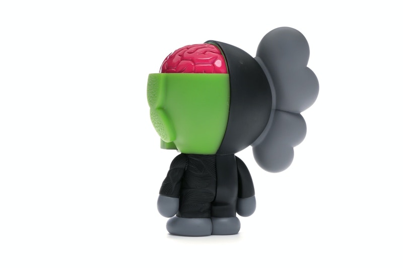 KAWS Bape Dissected Baby Milo Vinyl Figure Black