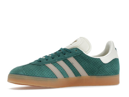 adidas Gazelle Collegiate Green Wonder Beige Gold Metallic