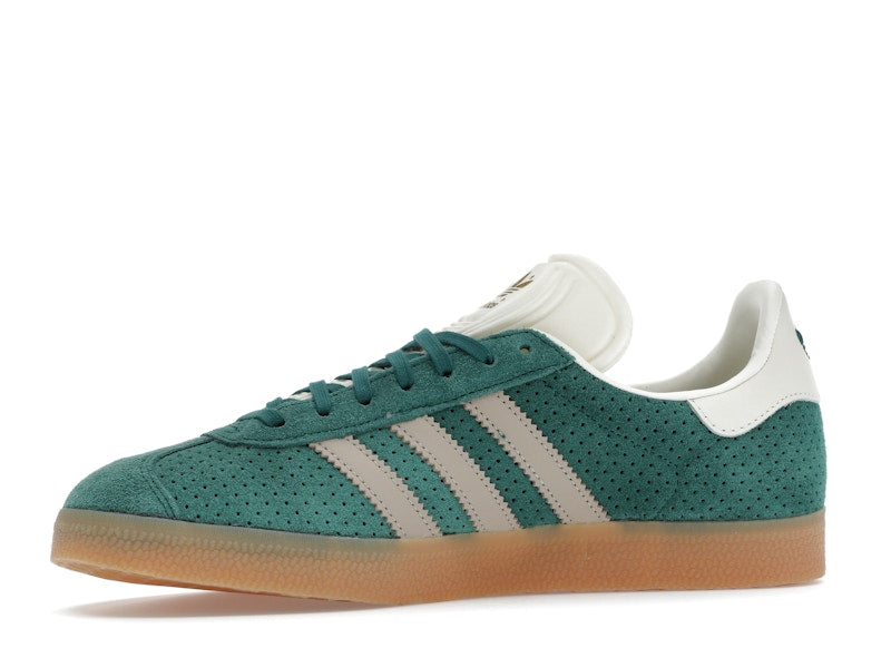 adidas Gazelle Collegiate Green Wonder Beige Gold Metallic