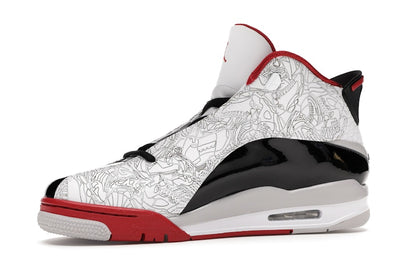 Jordan Dub Zero White Varsity Red
