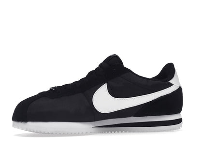 Nike Cortez Basic Nylon Black White-Metallic Silver