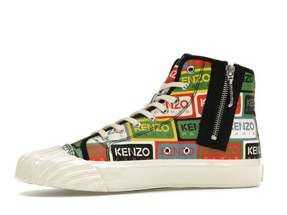 Kenzo School High Top Trainers Multi