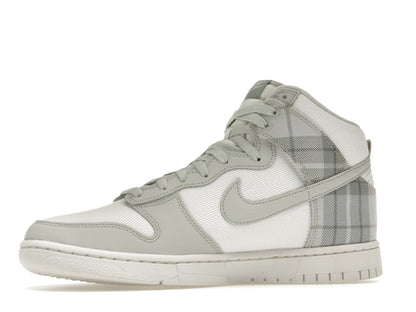 Nike Dunk High SE Tartan Plaid White Light Green