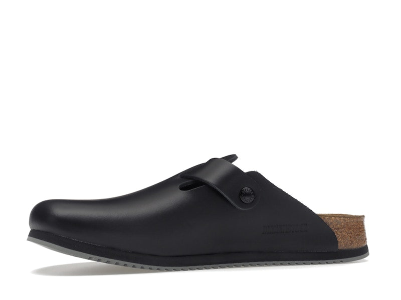 Birkenstock Boston Super Grip Leather Black