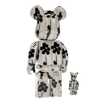 Bearbrick Flying Balloons Girl 100% & 400% Set