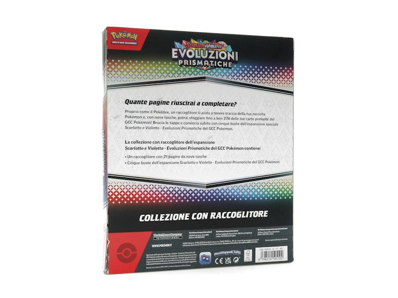 Pokémon Scarlet & Violet Prismastic Evolution Binder Collection (Italian)