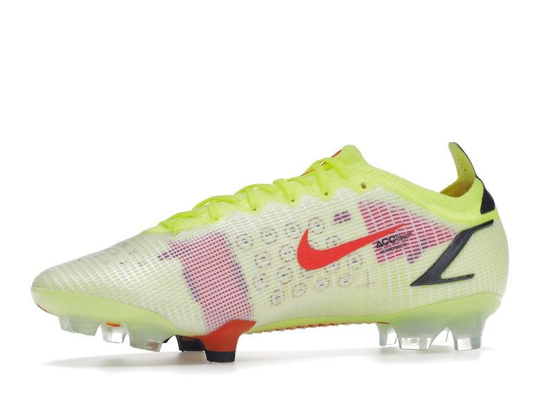 Nike Mercurial Vapor 14 Elite FG Volt Black Bright Crimson