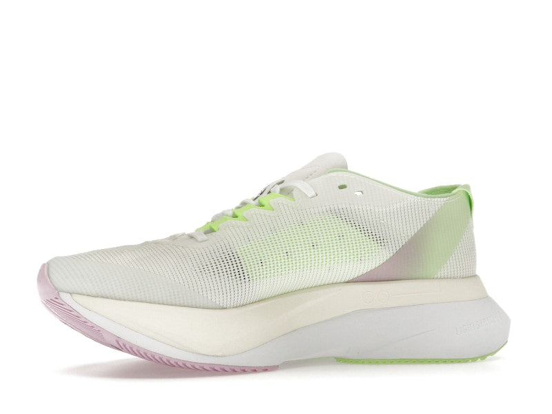 adidas Adizero Boston 12 Cloud White Core Black Green Spark