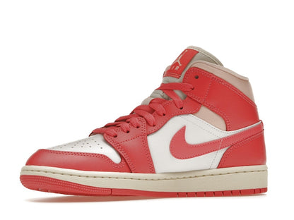 Jordan 1 Mid Strawberries and Cream (Women's)