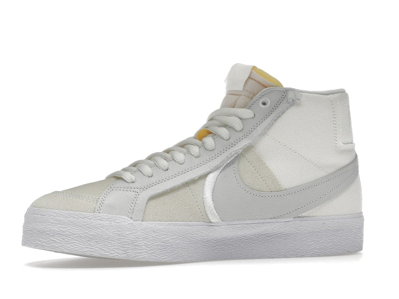 Nike SB Blazer Mid Warning Label Summit White