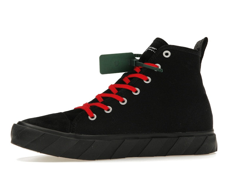 OFF-WHITE Vulcanized Hi Canvas Black Red