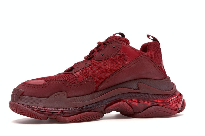 Balenciaga Triple S Burgundy Red