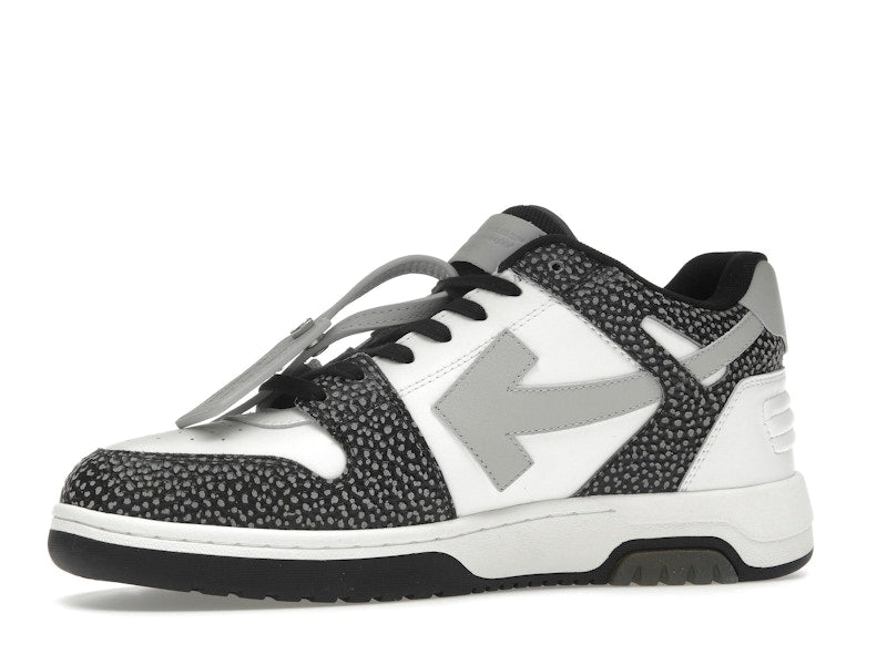 OFF-WHITE Out Of Office OOO Low Tops Black Grey with Dots