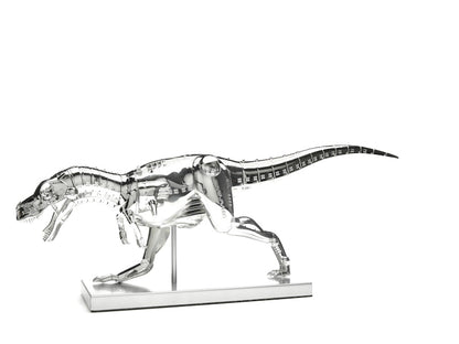 Hajime Sorayama T-Rex Cyborg Dinosaur Figure Silver