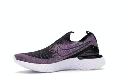 Nike Epic Phantom React Flyknit Black University Red Hyper Jade (Women's)