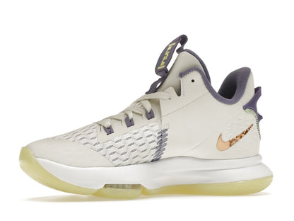 Nike LeBron Witness 5 Summit White Metallic Bronze