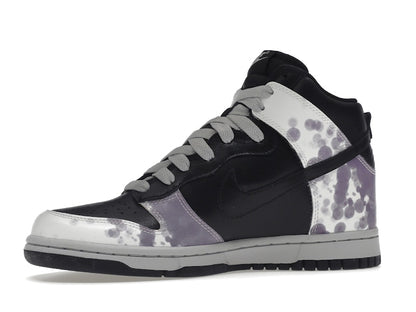 Nike Dunk High Splatter Black White Purple (Women's)