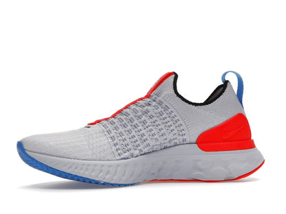Nike React Phantom Run Flyknit 2 Football Grey Bright Crimson (Women's)