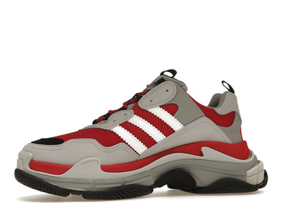 Balenciaga x adidas Triple S Red Grey Black