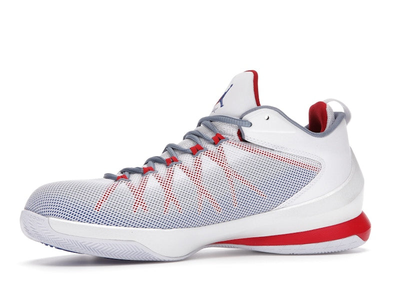 Jordan Cp3.Viii Ae White/Game Royal-Spirit Red-Cool Blue