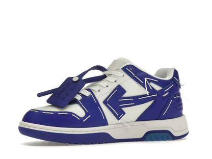 OFF-WHITE Out Of Office Sartorial Stitching White Dark Blue (Women's)