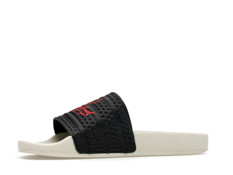 adidas Adilette Slides 100 Thieves Black Red